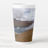 Tibetaans meer latte mok (Voorkant)