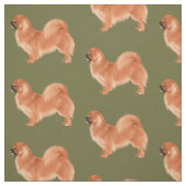 Tibetaans schiereiland (rood) stof (Swatch)