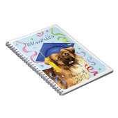 Tibetaans Spaniel Afstuderen Notitieboek (Rechterzijde)