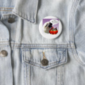 Tibetaans Spaniel Halloween Snoep Ronde Button 5,7 Cm (In situ)
