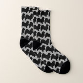 Tibetaans Spaniel Hondenras Silhouettes Pattern Sokken (Paar)