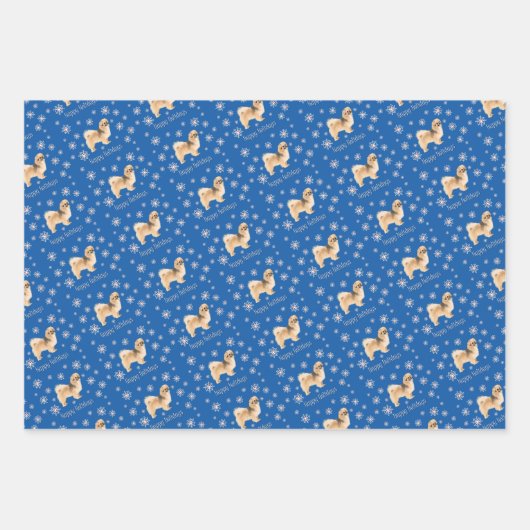 Tibetaans spaniel — Papier voor onmiddellijke verp Inpakpapier Vel (Voorkant 3)