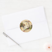 Tibetaans Spaniel Ronde Sticker (Envelop)