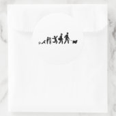 Tibetaans Spaniel Ronde Sticker (Tas)