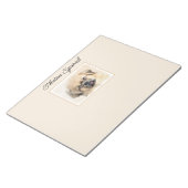 Tibetaans Spaniel Schilderen - Cute Original Dog A Notitieblok (Schuin)