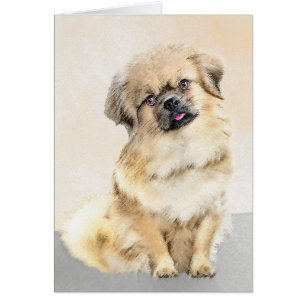 Tibetaans Spaniel Schilderen - Kute Original Dog A