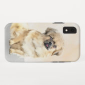 Tibetaans Spaniel Schilderen - Kute Original Dog A Case-Mate iPhone Case (Achterkant (horizontaal))