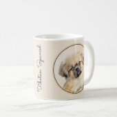 Tibetaans Spaniel Schilderen - Kute Original Dog A Koffiemok (Voorkant rechts)