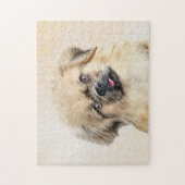 Tibetaans Spaniel Schilderen - Kute Original Dog A Legpuzzel (Verticaal)
