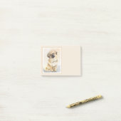 Tibetaans Spaniel Schilderen - Kute Original Dog A Post-it® Notes (Op bureau)