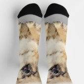 Tibetaans Spaniel Schilderen - Kute Original Dog A Sokken (Top)