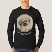 Tibetaans Spaniel Schilderen - Kute Original Dog A T-shirt (Voorkant)