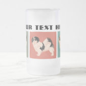 Tibetaans-Spanjaard 16 oz Mok gevroren (Center)