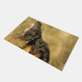 Tibetaans-Spanjaard. Deurmat (Schuin)