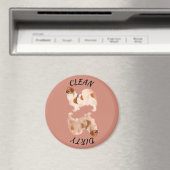Tibetaans Spanjaard Dishwasher Magnet (Insitu (Vaatwasser))
