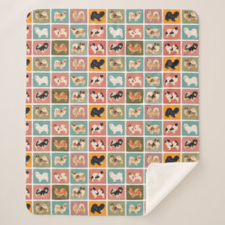 Tibetaans-Spanjaard met meerdere kleuren: Sherpa B Deken