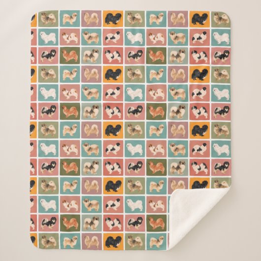 Tibetaans-Spanjaard met meerdere kleuren: Sherpa B Sherpa Deken (Voorkant)