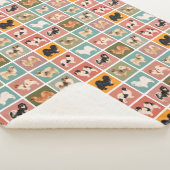 Tibetaans-Spanjaard met meerdere kleuren: Sherpa B Sherpa Deken (3/4)