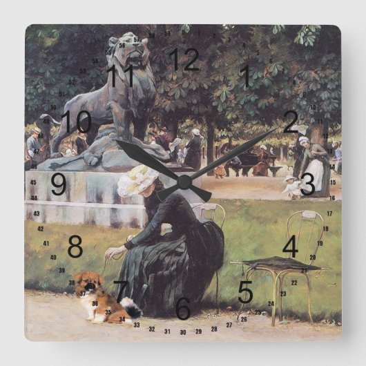 Tibetaans Spanje in het Park Vierkante Klok (Voorkant)