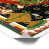 Tibetaans Tantrisch Boeddhisme Boeddha Mandala Poster (Hoek)