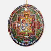 Tibetaans Tantrisch Boeddhisme Mandala Keramisch Ornament (Links)