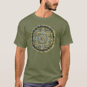  Tibetaans Tantrisch Boeddhisme Mandala Thangka T-shirt (Voorkant)