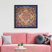  Tibetaans Tantrisch Boeddhisme Mandala Wall Deco