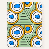 Tibetaanse abstracte kunst in het patroon saliegro notitieboek (Voorkant)