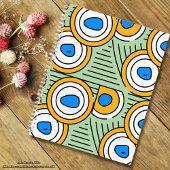 Tibetaanse abstracte kunst in het patroon saliegro notitieboek