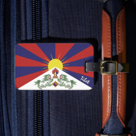 Tibetaanse Bagagelabels, patriottische Tibetaanse  Bagagelabel