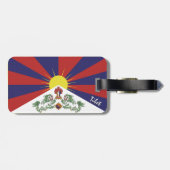 Tibetaanse Bagagelabels, patriottische Tibetaanse Bagagelabel (Achterkant horizontaal)