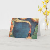 Tibetaanse boeddhistische afbeelding van tummo kaart (Gele Bloem)