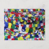 Tibetaanse Boeddhistische gebeds vlag kunst thuis  Briefkaart (Voorkant)