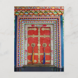 Tibetaanse boeddhistische kloosterarchitectuur Bir Briefkaart
