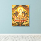 Tibetaanse boeddhistische kunst canvas afdruk (Insitu (Houten vloer))