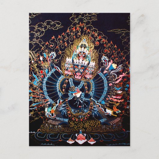 Tibetaanse boeddhistische kunst (Chemckok Heruka) Briefkaart (Voorkant)