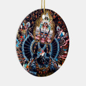 Tibetaanse boeddhistische kunst (Chemckok Heruka) Keramisch Ornament (Rechts)