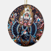 Tibetaanse boeddhistische kunst (Chemckok Heruka) Keramisch Ornament (Links)