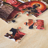 Tibetaanse boeddhistische kunst legpuzzel (Zijkant)