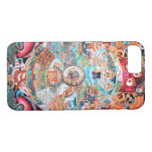 Tibetaanse boeddhistische kunst (Wiel of Life) Case-Mate iPhone Case (Achterkant (Horizontaal))
