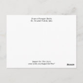 Tibetaanse Boeddhistische Stoepa bij Dzongsar Shed Briefkaart (Achterkant)