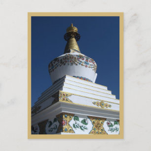 Tibetaanse boeddhistische Stupa op Dzongsar Shedra Briefkaart