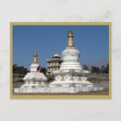 Tibetaanse Boeddhistische Stupa's Briefkaart (Voorkant)