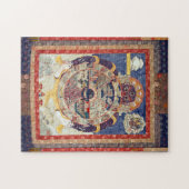 Tibetaanse levenscyclus Samsara Legpuzzel (Horizontaal)