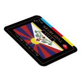 Tibetaanse Losar & Tashi Delek - Nieuwjaar/vlag Ti Magneet (Rechterzijde)
