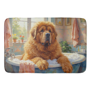 Tibetaanse Mastiff badtijd Majestueuze badkamerdec Badmat