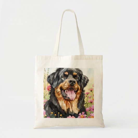 Tibetaanse Mastiff Canvas tas Waterverf hond (Voorkant)