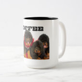 Tibetaanse Mastiff Cup Tweekleurige Koffiemok (Voorkant rechts)