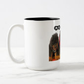 Tibetaanse Mastiff Cup Tweekleurige Koffiemok (Links)