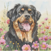 Tibetaanse Mastiff Die-Cut Sticker Waterverf (Voorkant)